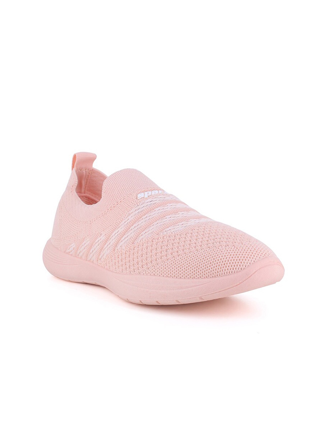 

Sparx Women Peach-Coloured Textile Running Non-Marking Shoes