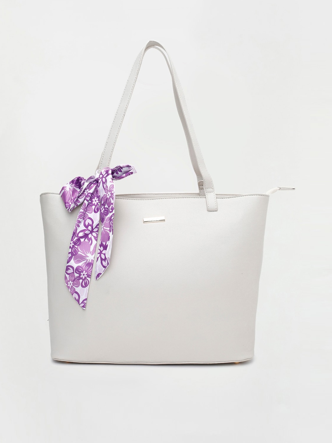 

CODE by Lifestyle Beige Solid Oversized Shopper Synthetic Handbags
