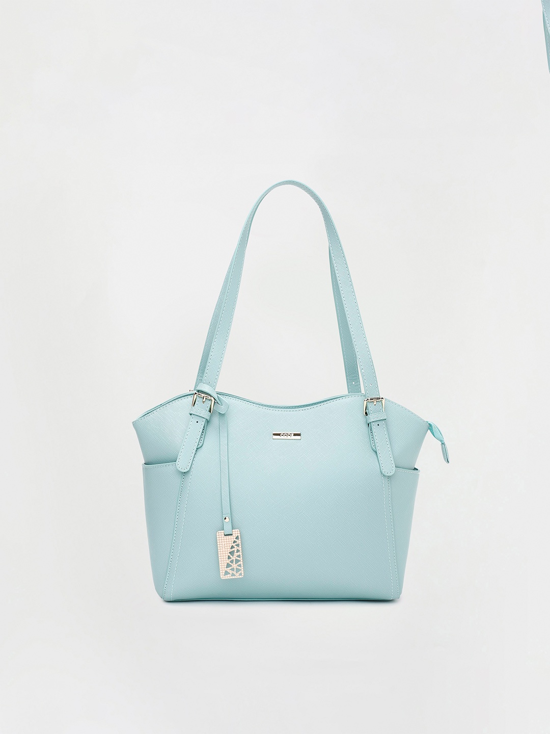 

Ginger by Lifestyle Sea Green Structured Shoulder Bag