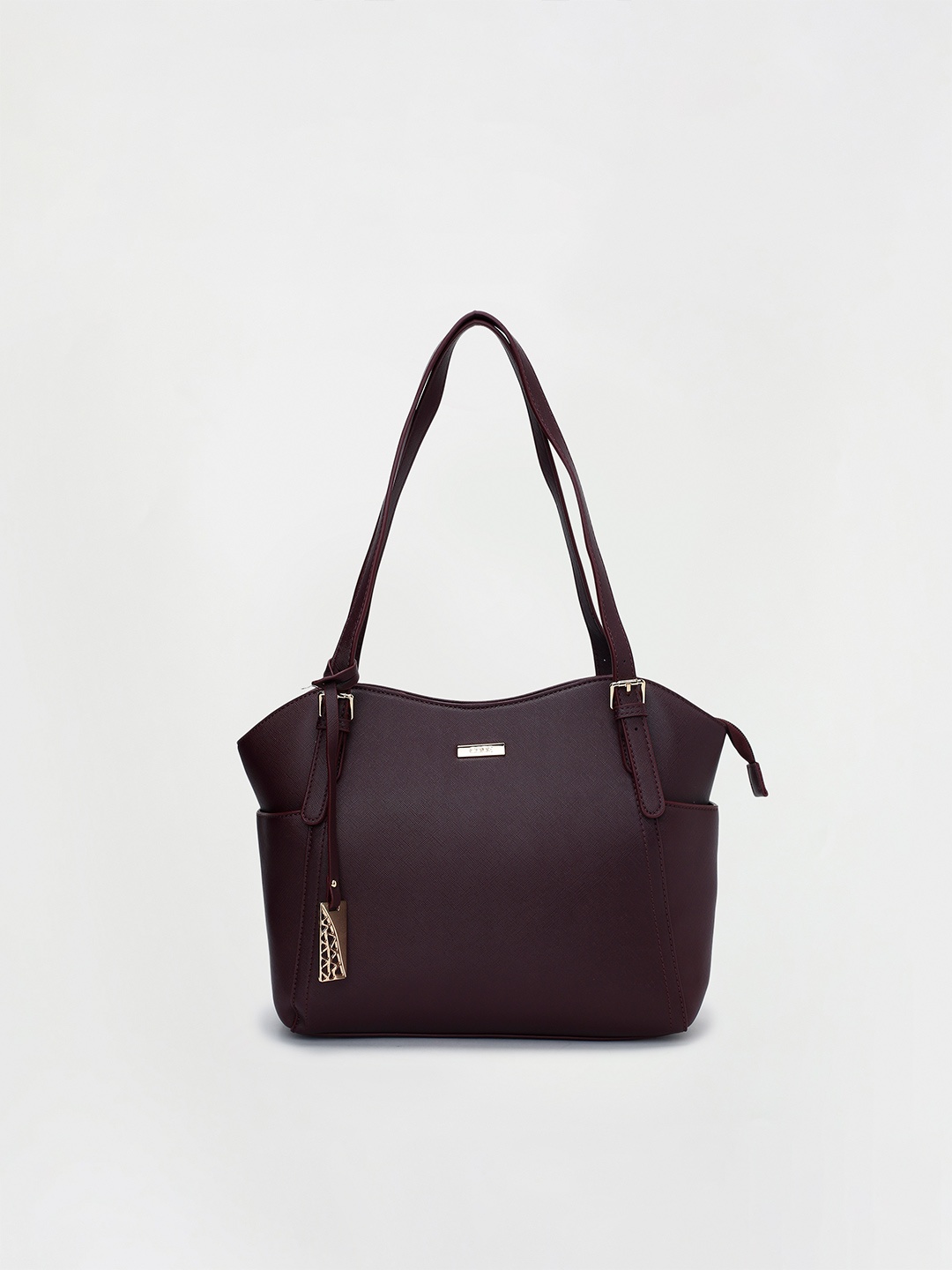 

Ginger by Lifestyle Red Structured Shoulder Bag