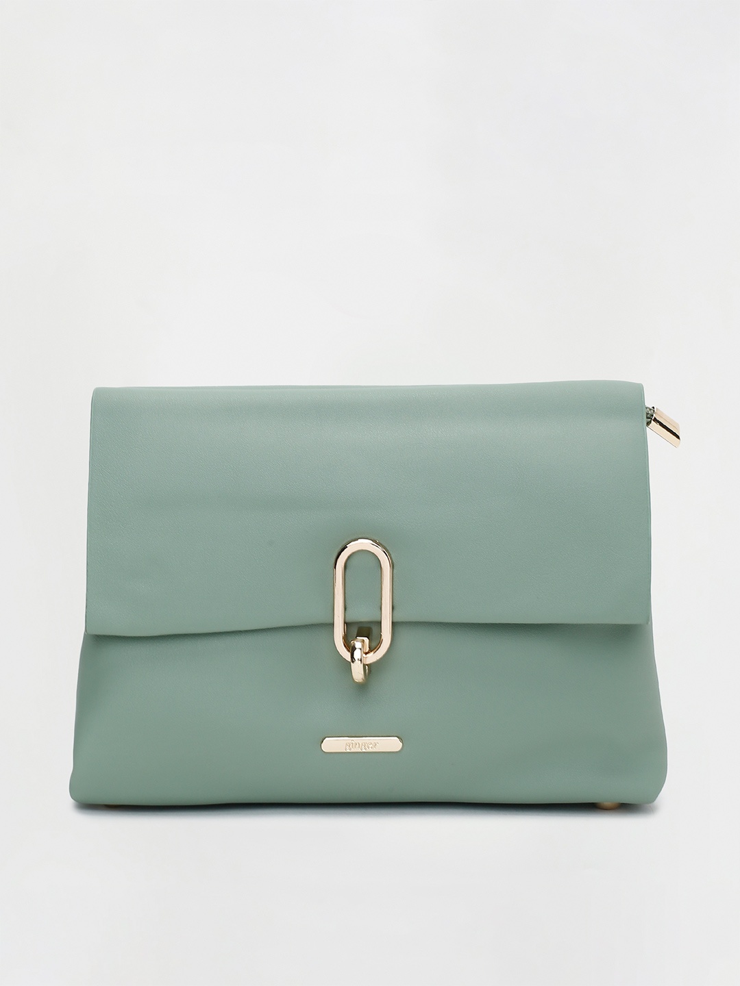 

Ginger by Lifestyle Women Sea Green Structured Sling Bag