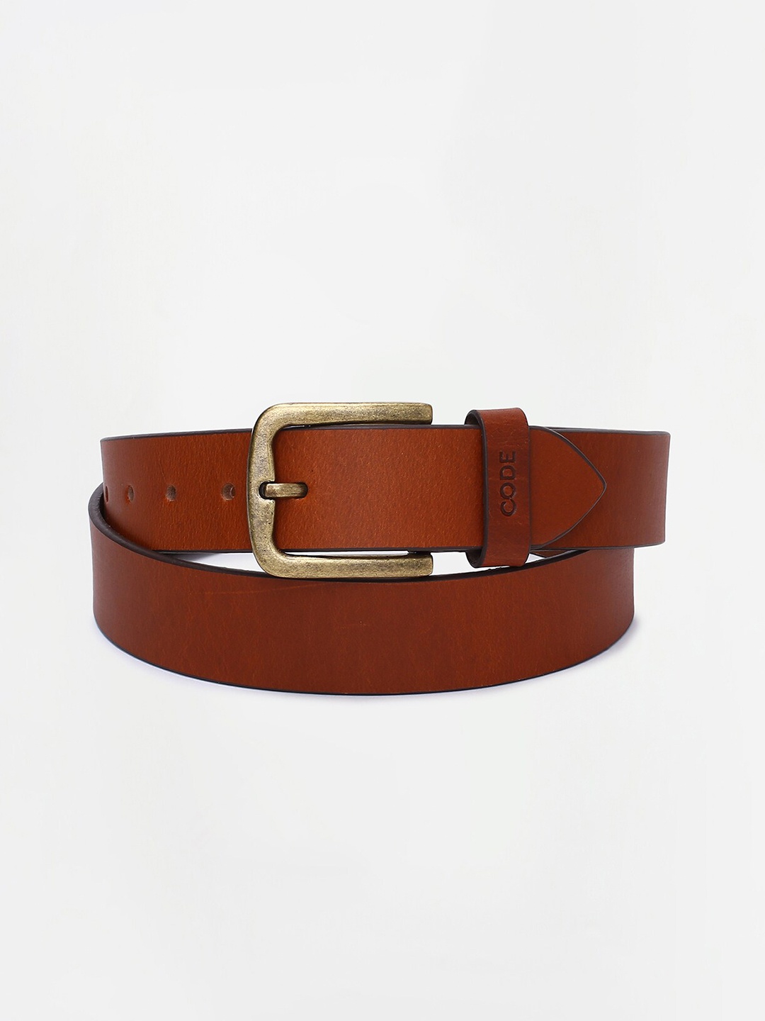 

CODE by Lifestyle Men Tan Leather Belt