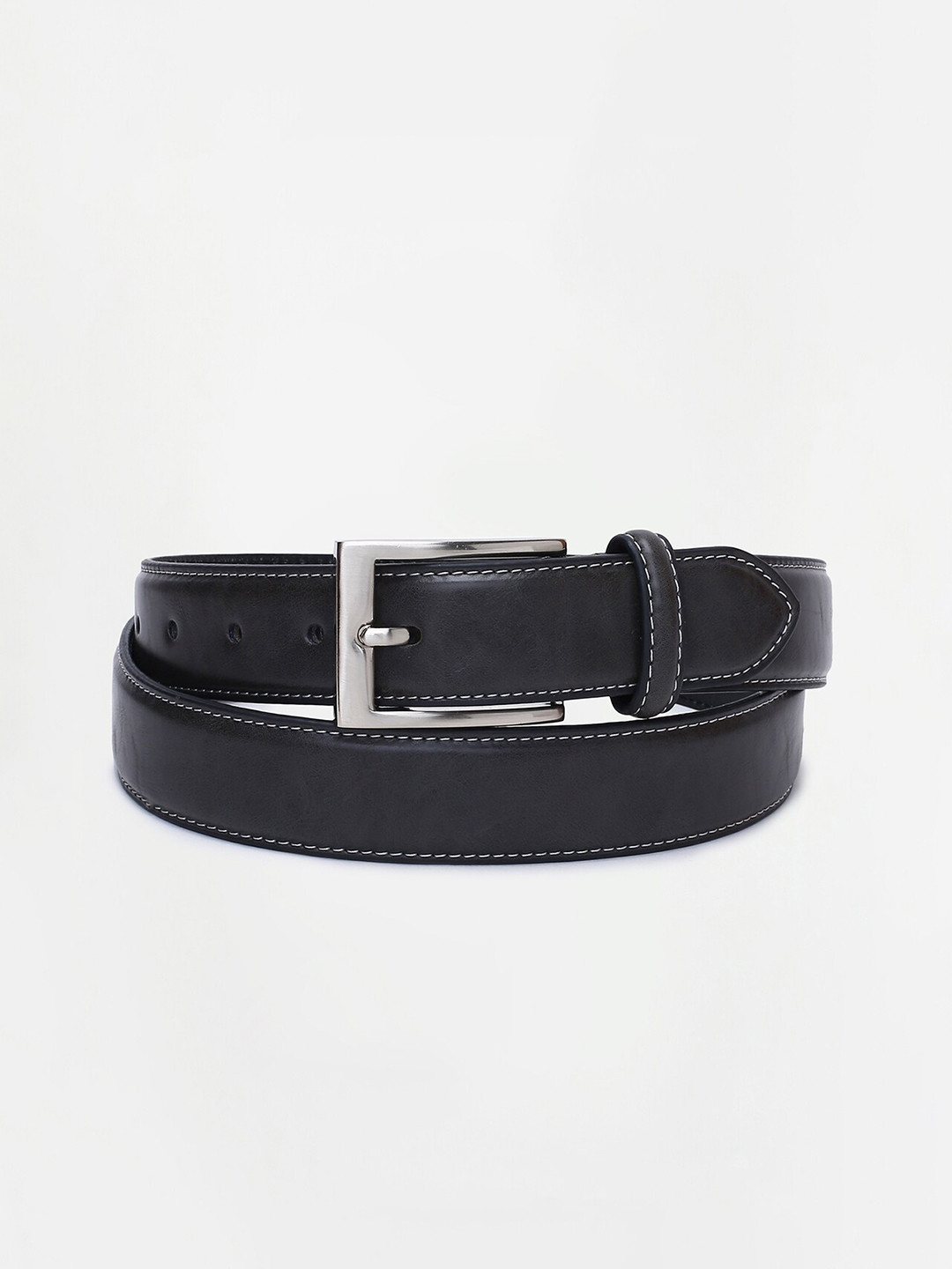 

CODE by Lifestyle Men Black Solid Leather Belt