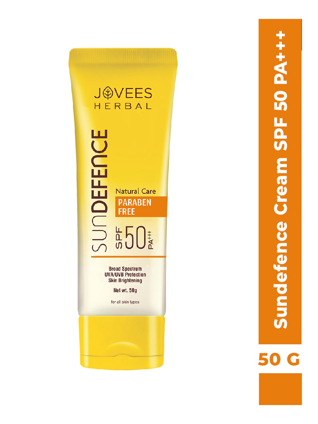 

Jovees Sun Defence SPF 50 Broad Spectrum PA+++ Cream For UVA/UVB Protection - 50 g, Off white