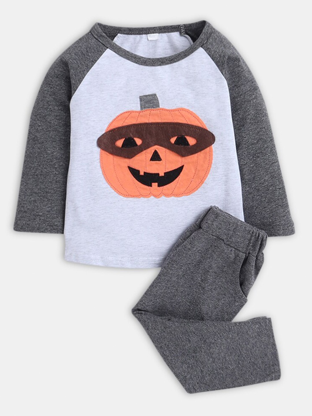 

Hopscotch Girls Grey & White T-shirt with Trousers