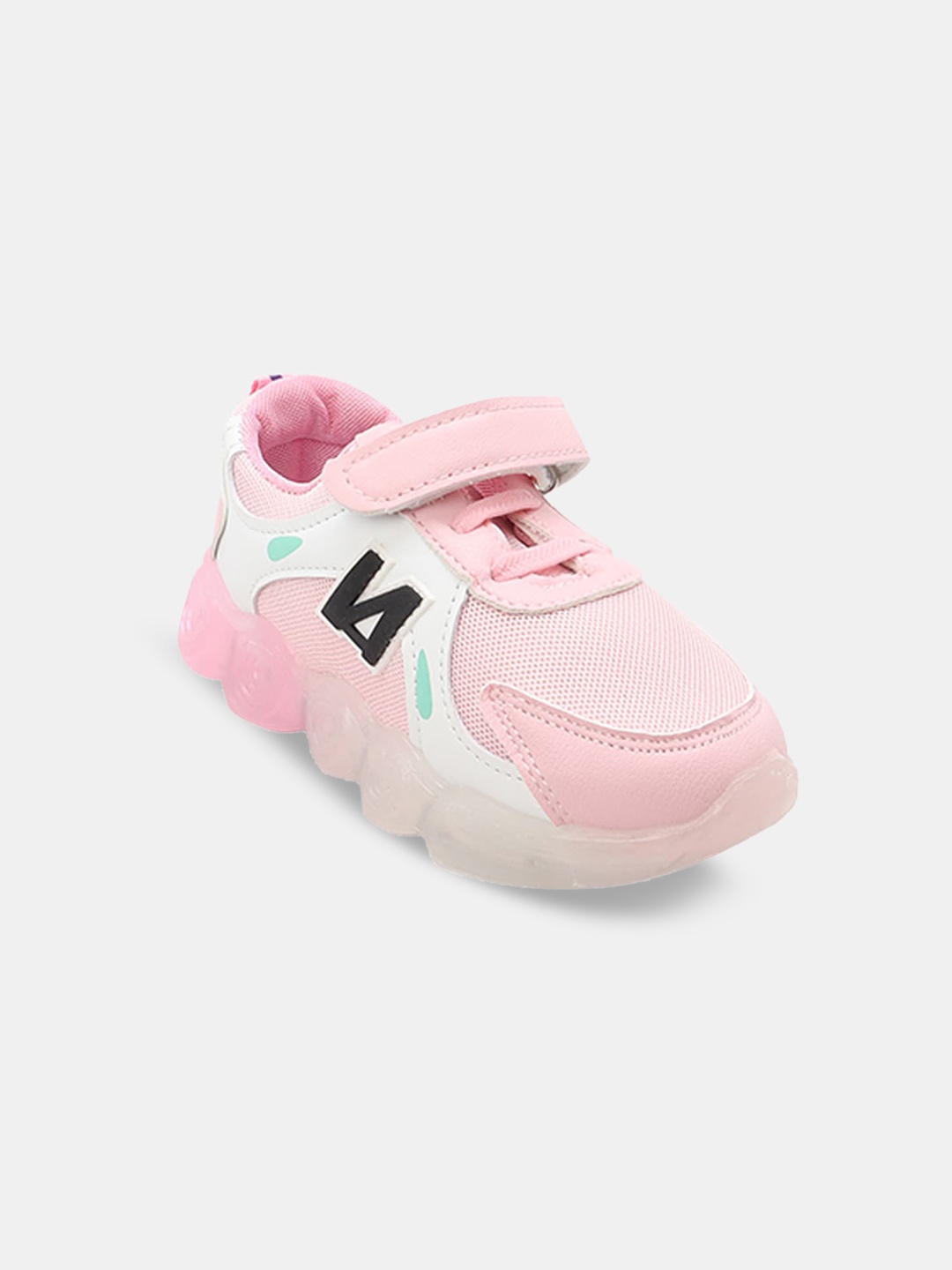 

Hopscotch Girls Pink Colourblocked Sneakers