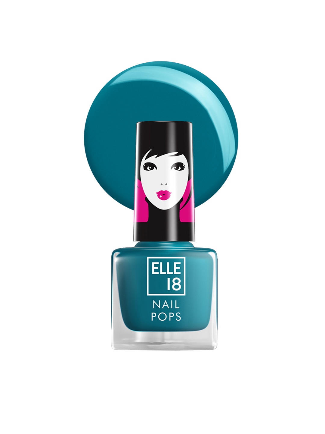 

ELLE 18 Long-Wearing Nail Pops Instant Dry Nail Polish 5 ml - Shade 182, Blue