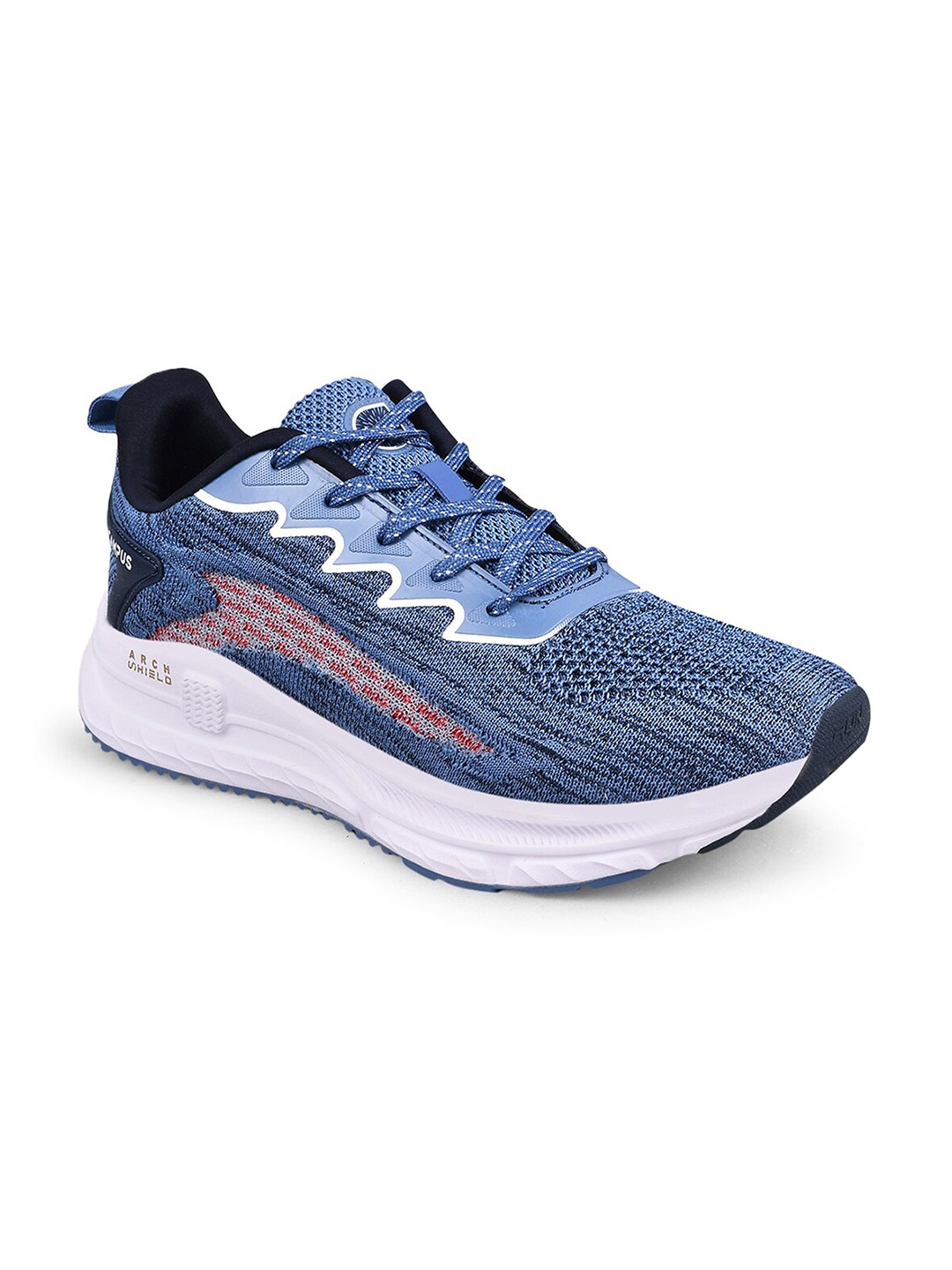 

Campus Men Blue Mesh Running Shoes