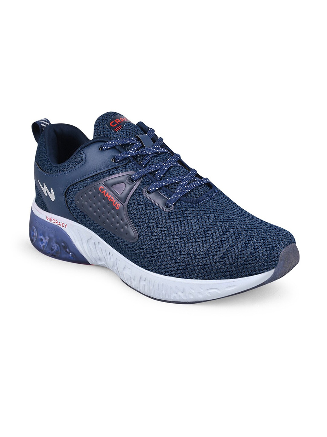 

Campus Men Navy Blue Mesh Running Shoes