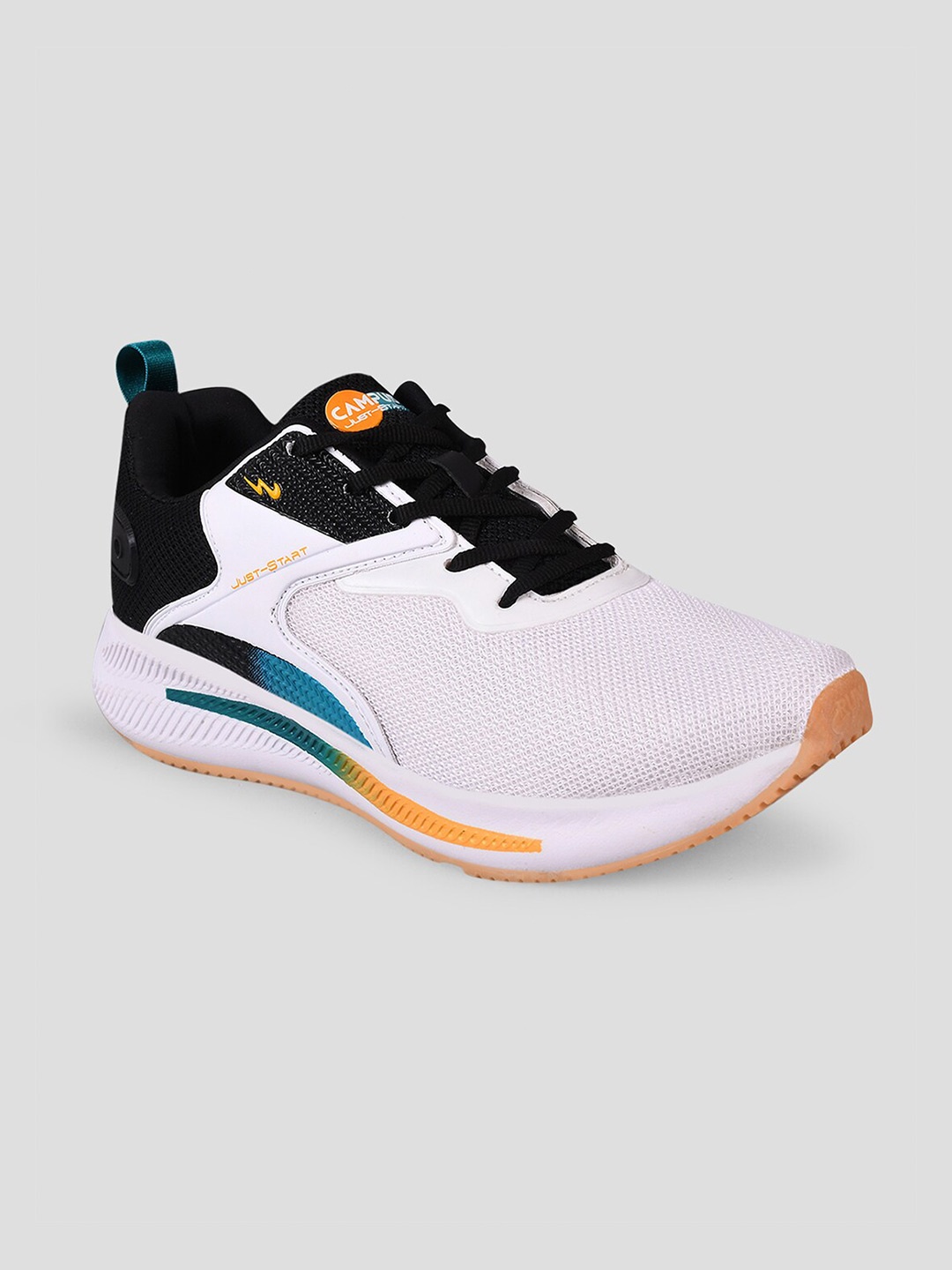 

Campus Men White Mesh Running Shoes