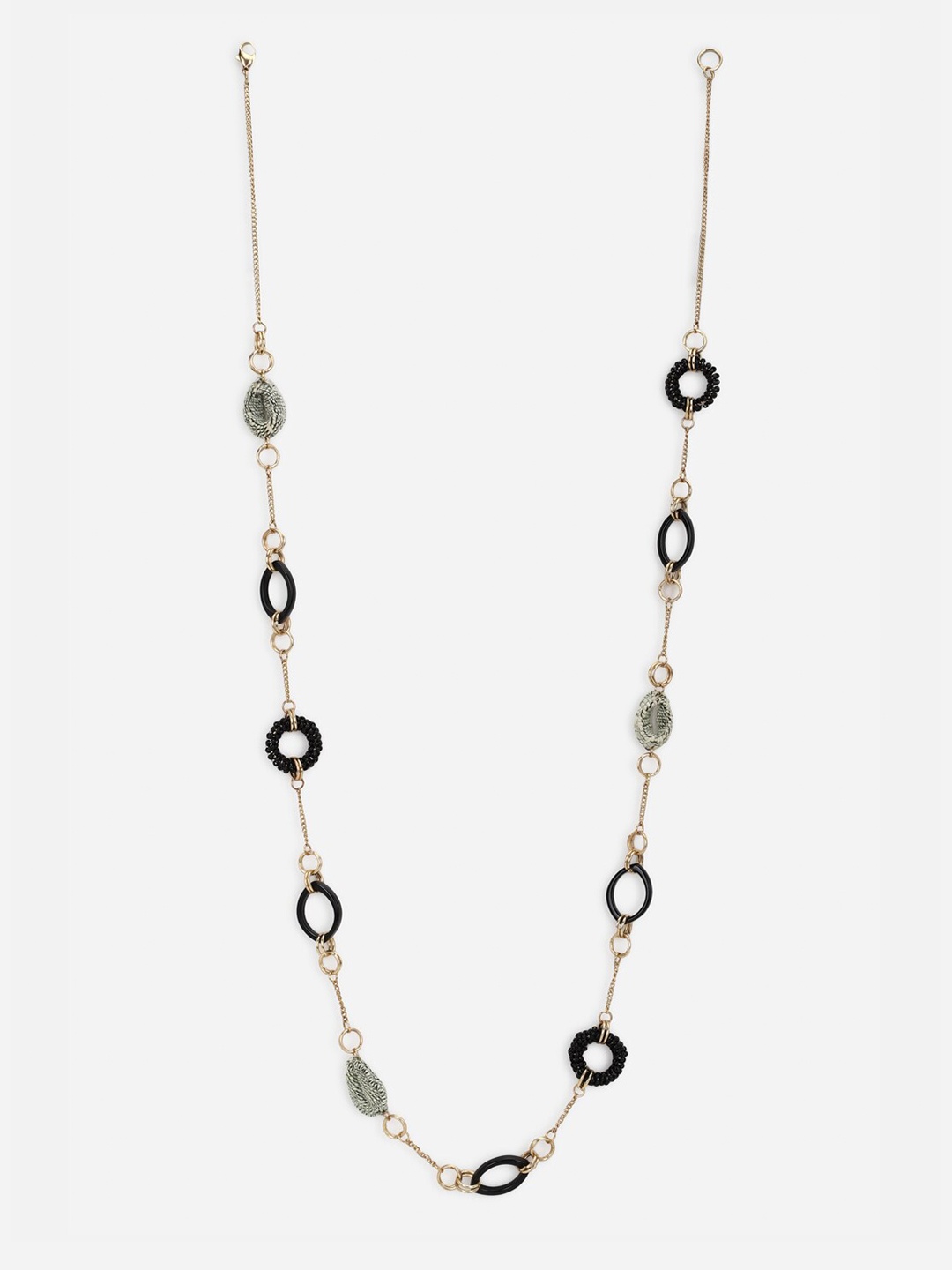 

FOREVER 21 Gold-Toned & Black Necklace