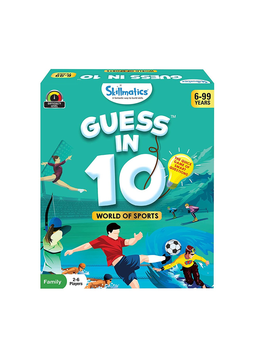 

Skillmatics Kids Blue Card Educational World Of Sports Activity Toys and Games