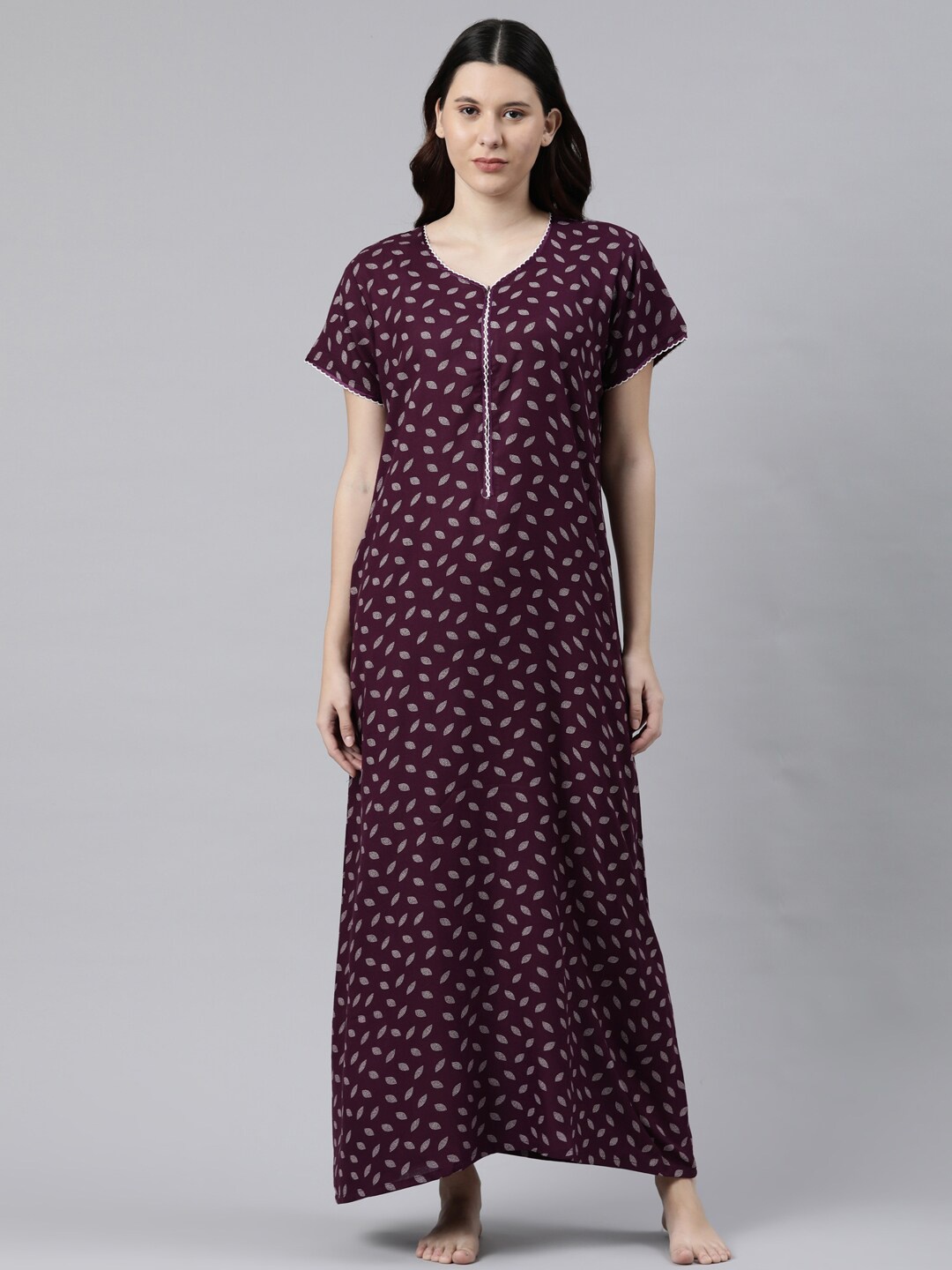 

GOLDSTROMS Magenta Printed Alpine Nightdress