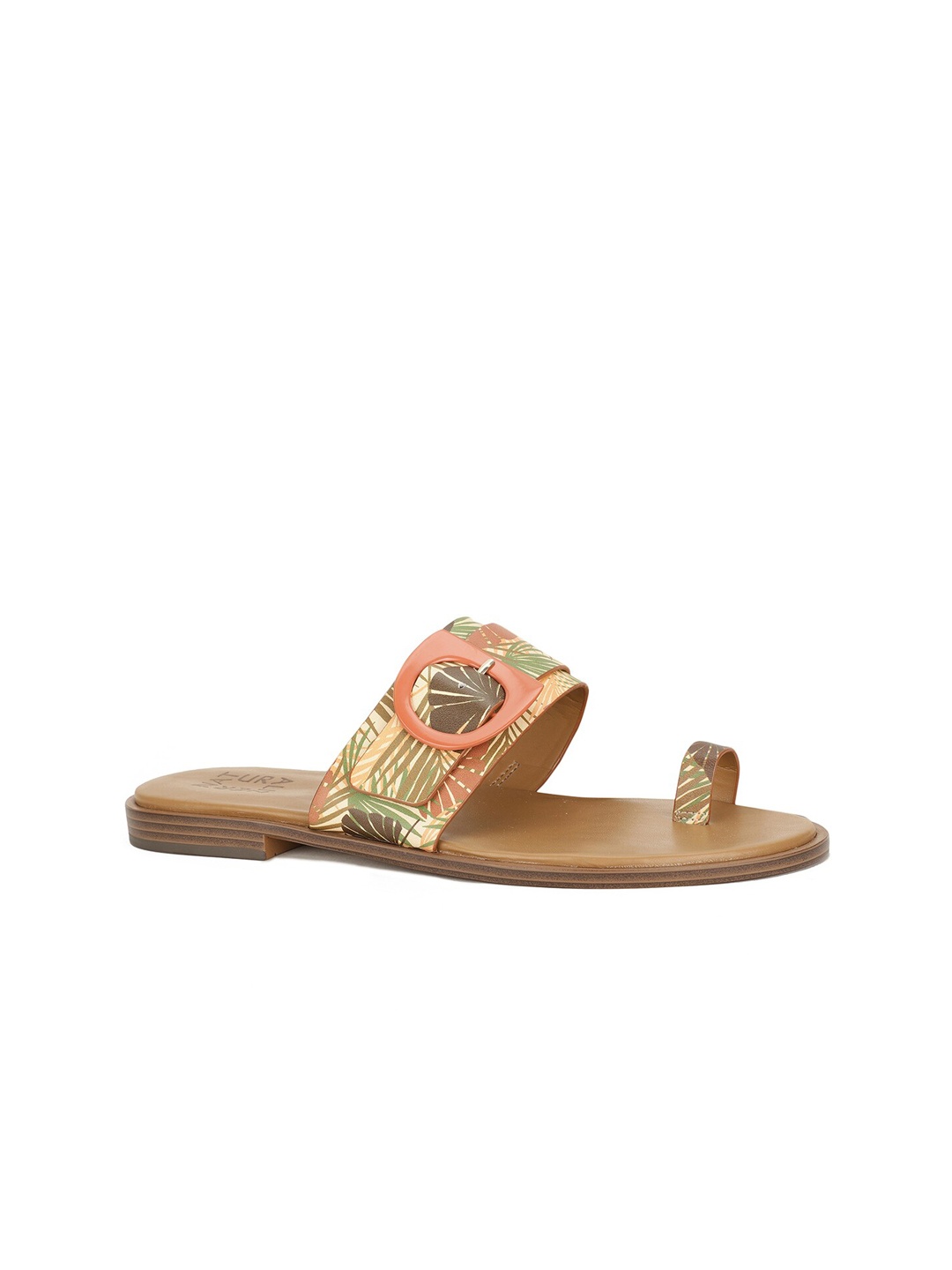 

Naturalizer Women Multicoloured Embellished Ethnic One Toe Flats, Multi