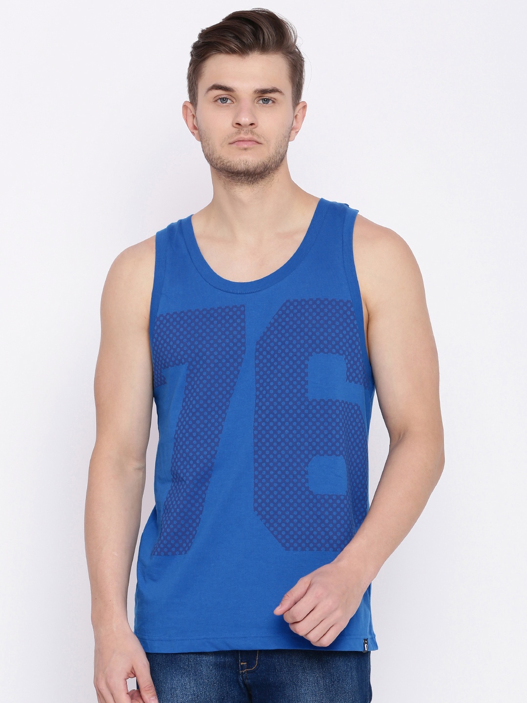 

Jockey Blue Printed Vest