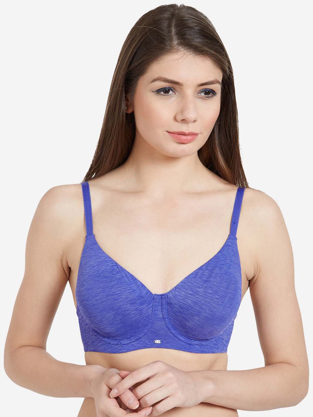 

Soie Purple Bra Non padded Wired T-shirt Bra