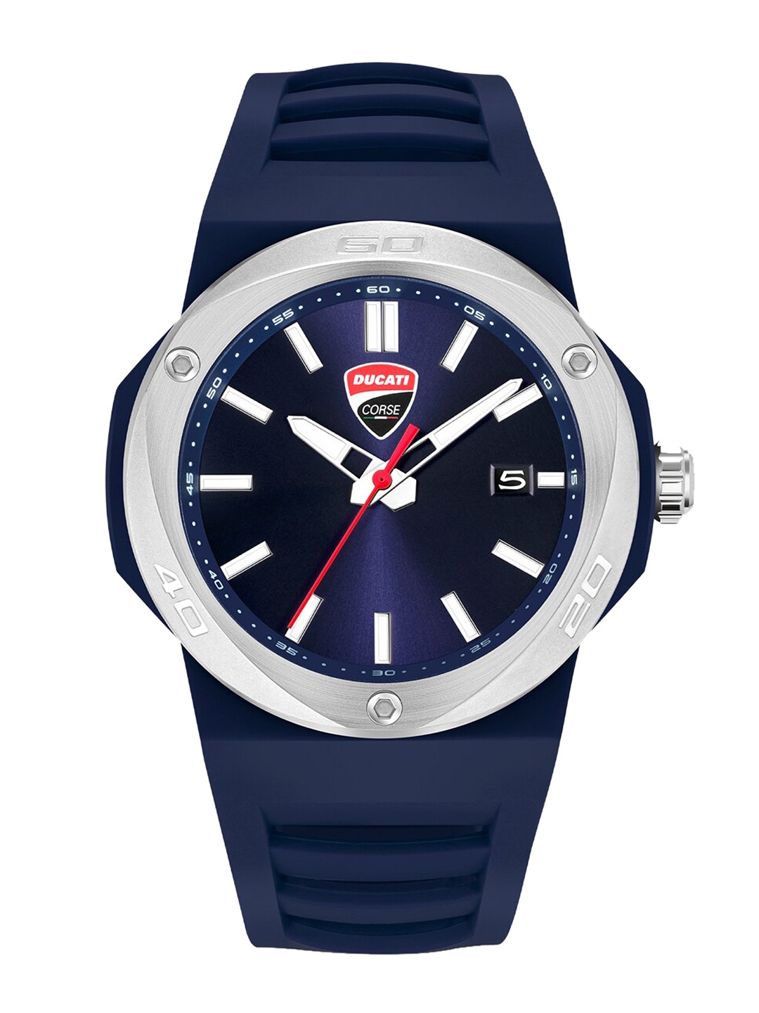 

DUCATI CORSE Men Blue Dial & Blue Straps Analogue Watch DTWGN0000501, Navy blue