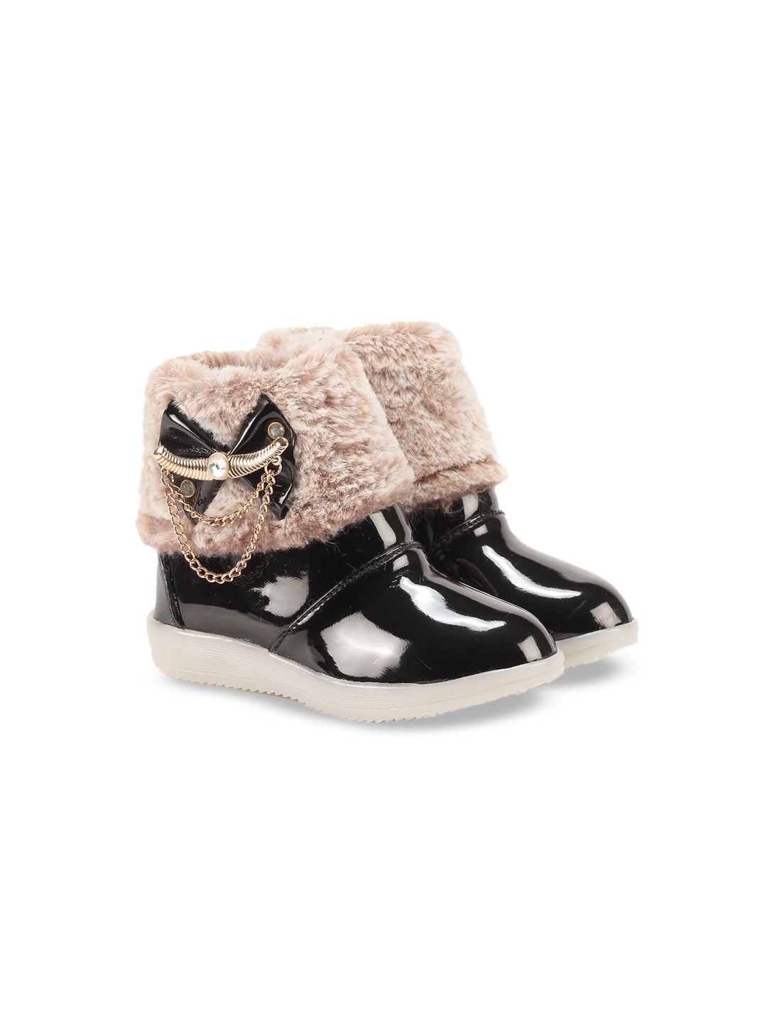

Lil Lollipop Girls Black Printed Fashion