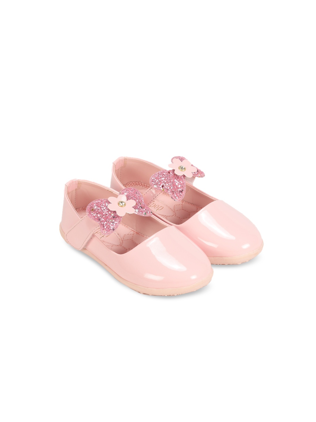 

Lil Lollipop Girls Pink Printed Ballerinas Flats