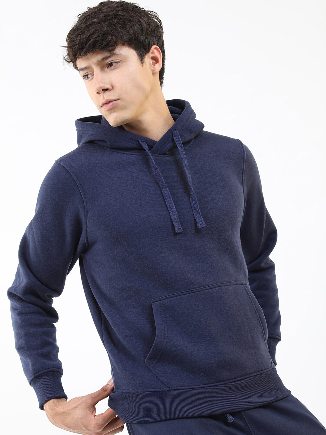 

KETCH Men Navy Blue Hooded Sweatshirt