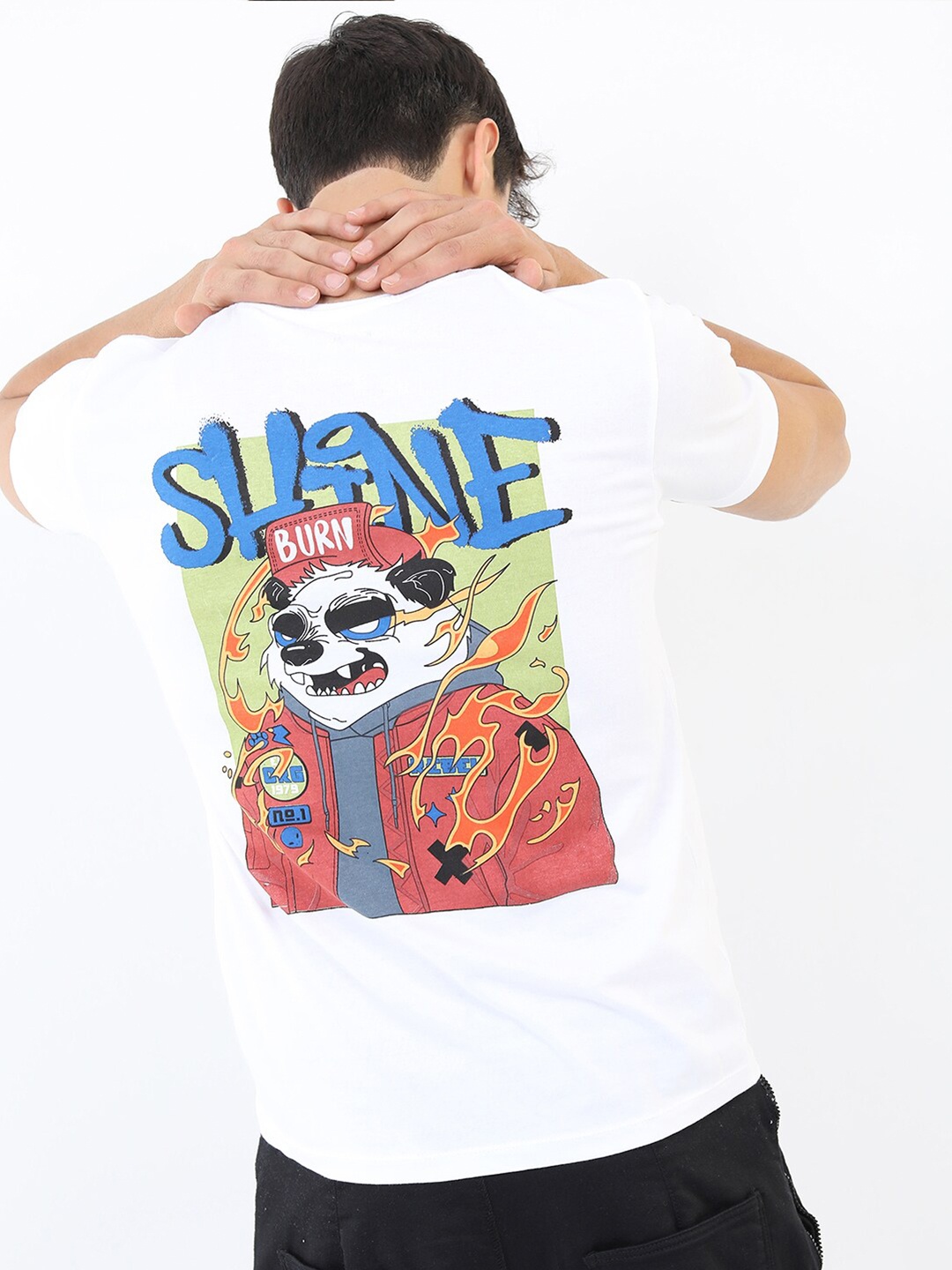 

KETCH Men White Printed Slim Fit T-shirt