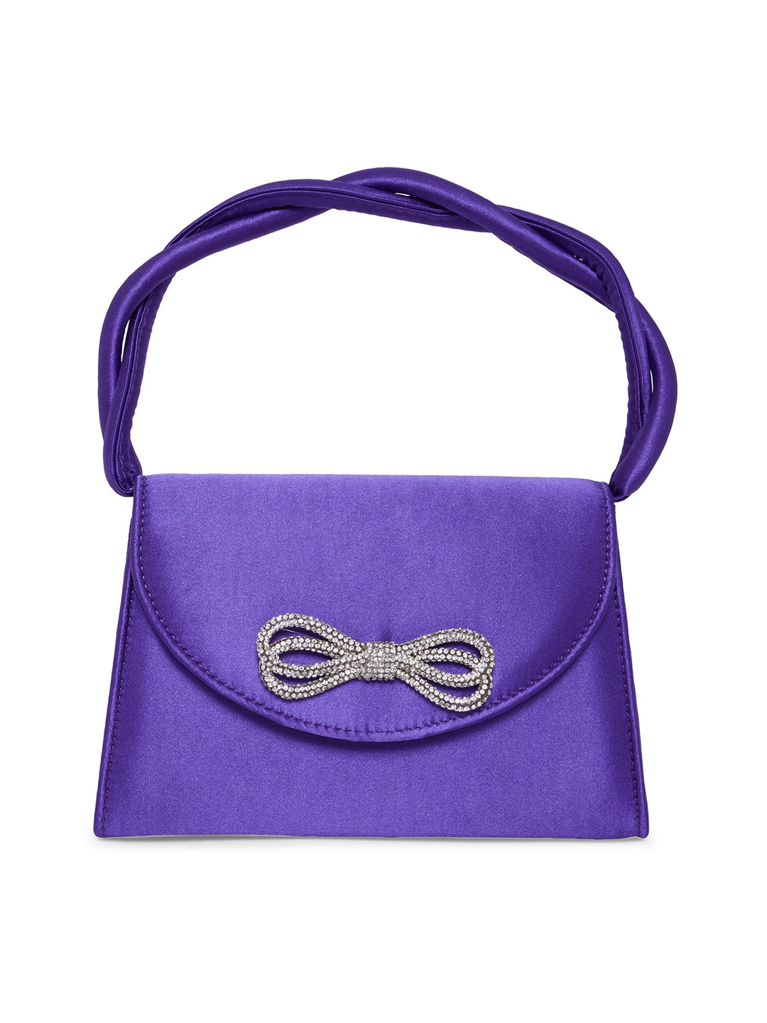 

Call It Spring Women Purple Structured Handheld Bag