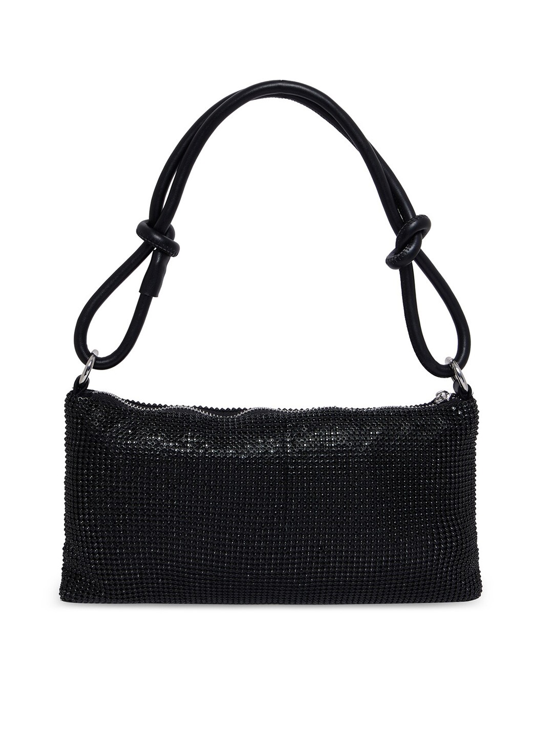 

Call It Spring Black PU Swagger Shoulder Bag