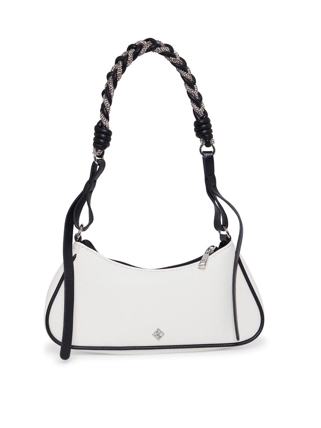 

Call It Spring Black PU Structured Handheld Bag