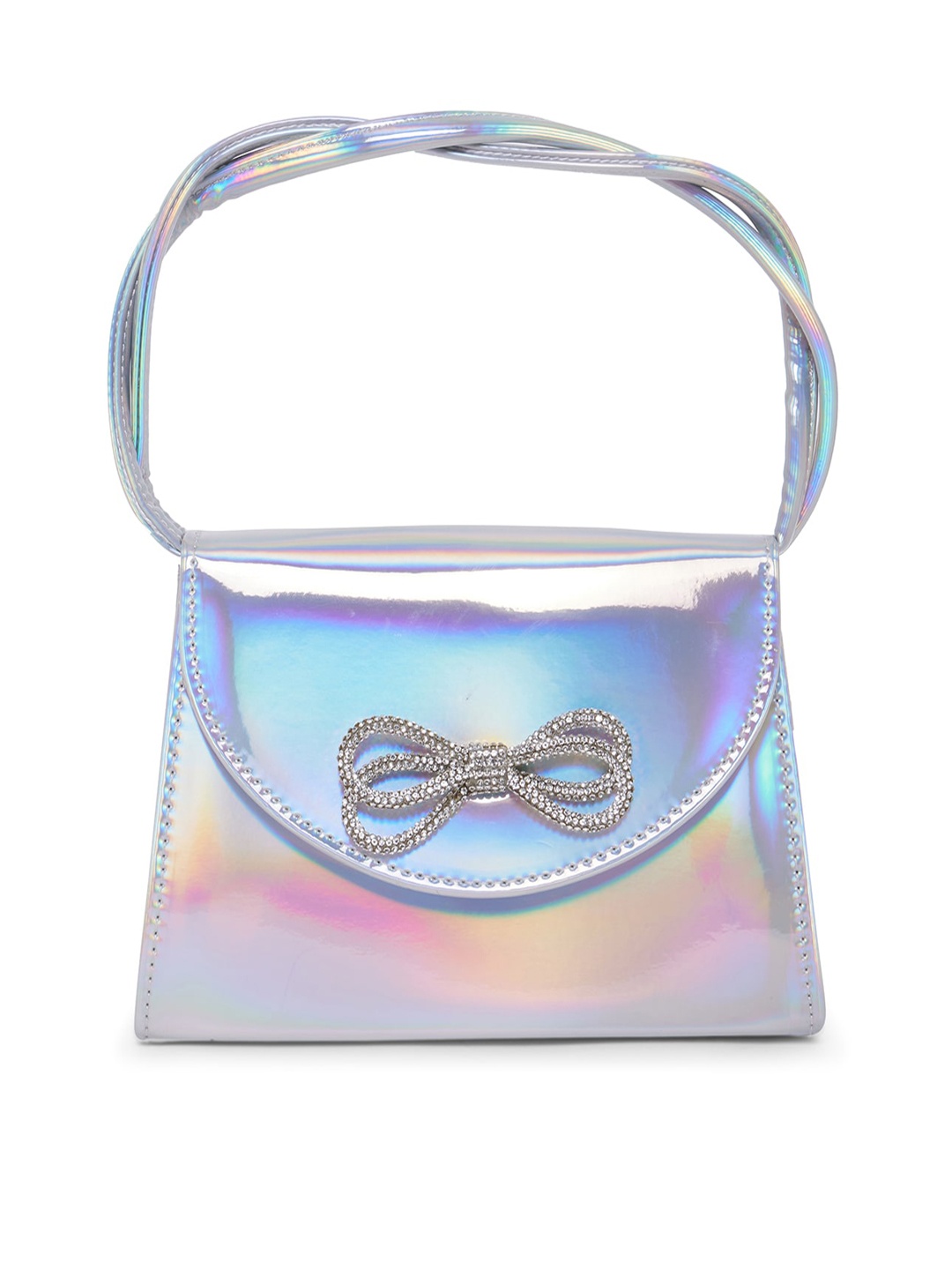 

Call It Spring White PU Structured Handheld Bag