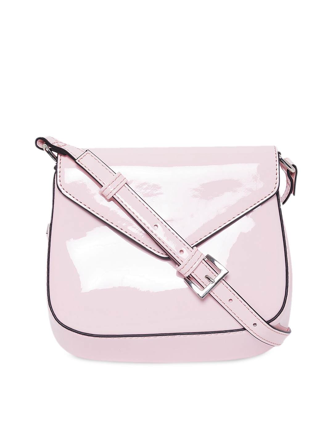 

Call It Spring Pink PU Structured Sling Bag