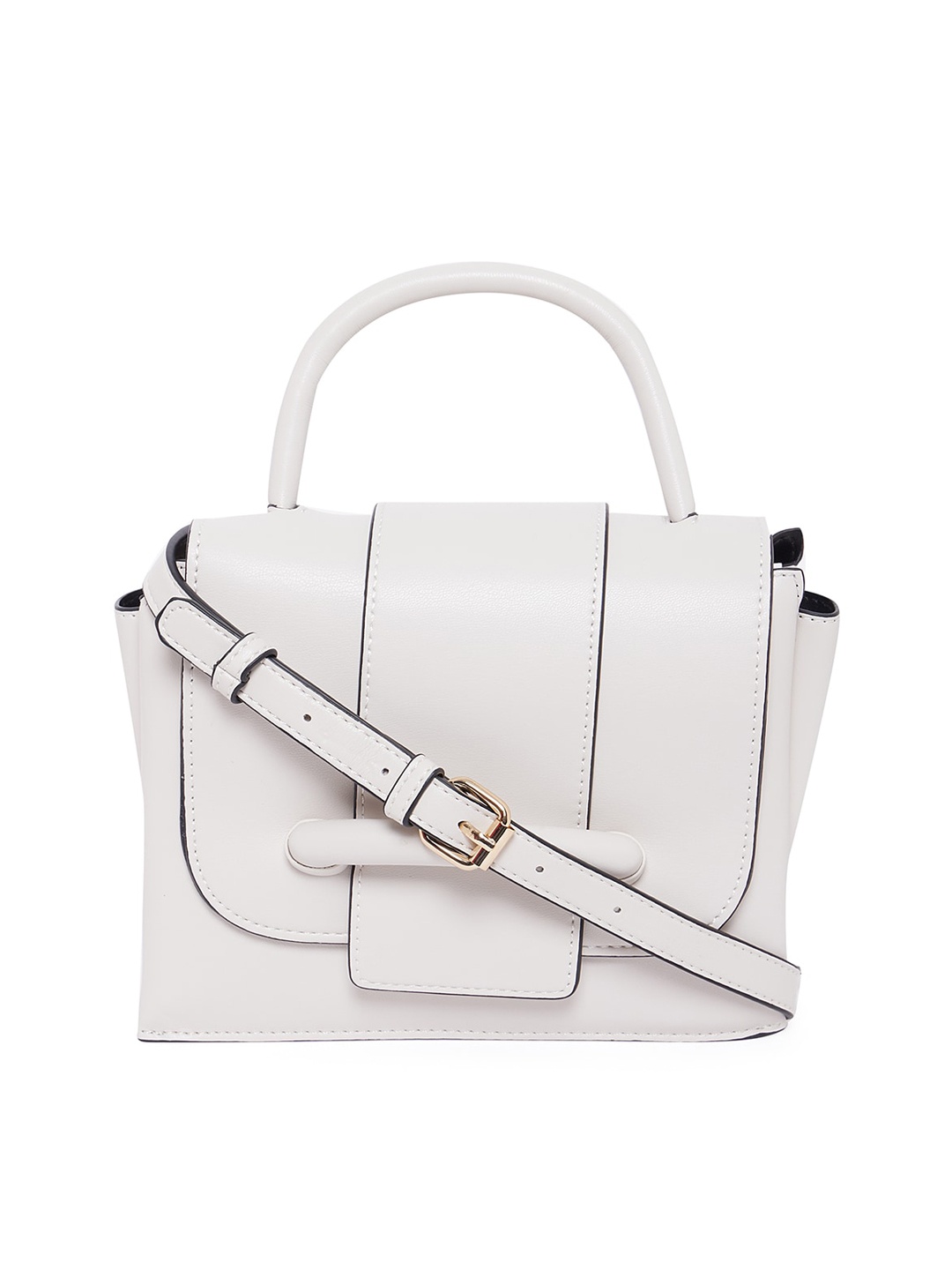 

Call It Spring Cream-Coloured PU Shopper Satchel