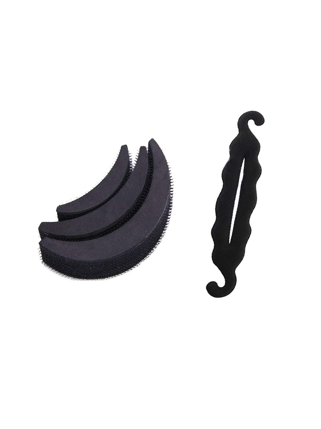 

CHRONEX Black Set Of 3 Banana Puff Maker With Juda Maker