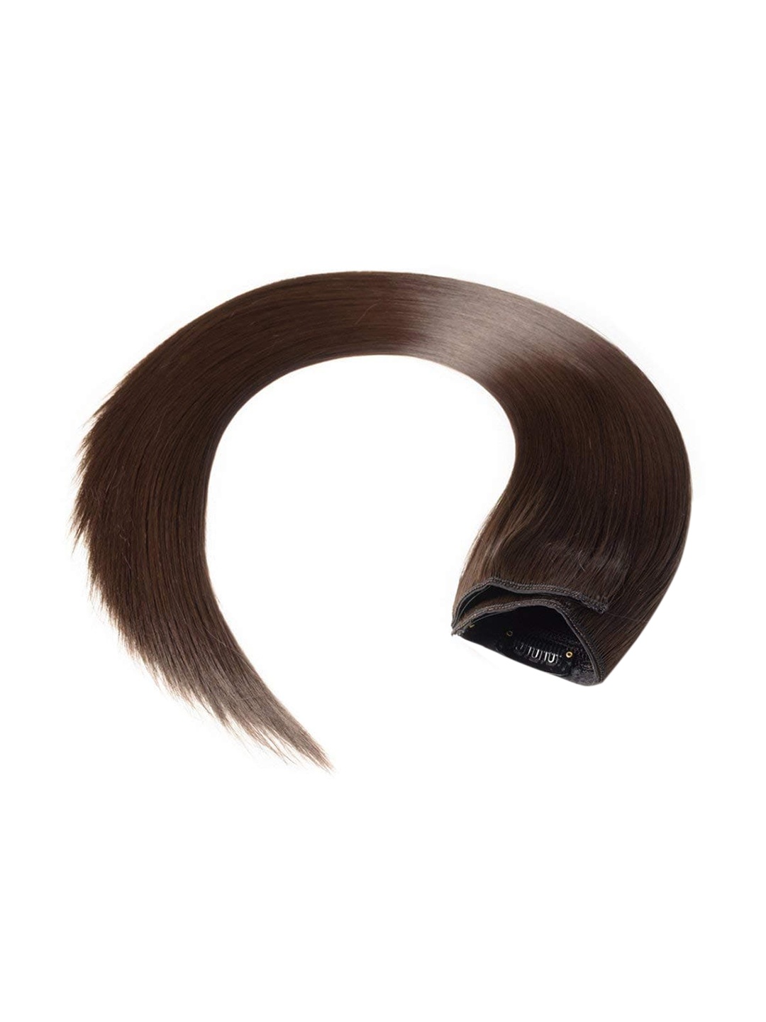 

CHRONEX Brown 5 Clips Based Synthetic Straight Hair Extension