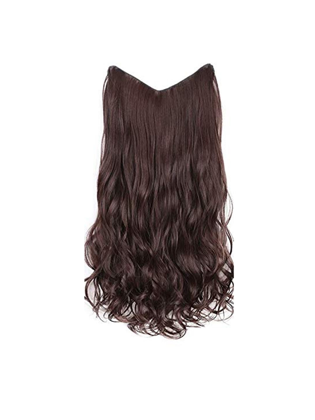 

CHRONEX Clip Based Curly/Wavy Hair Extension, Brown