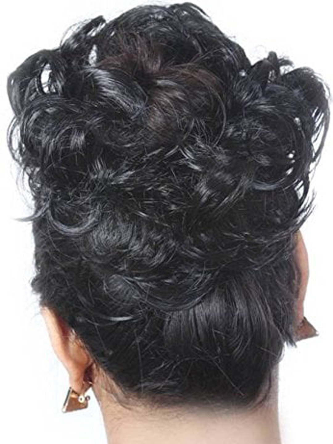 

CHANDERKASH Brown Synthetic Hair Extension with Clutcher Juda Extension
