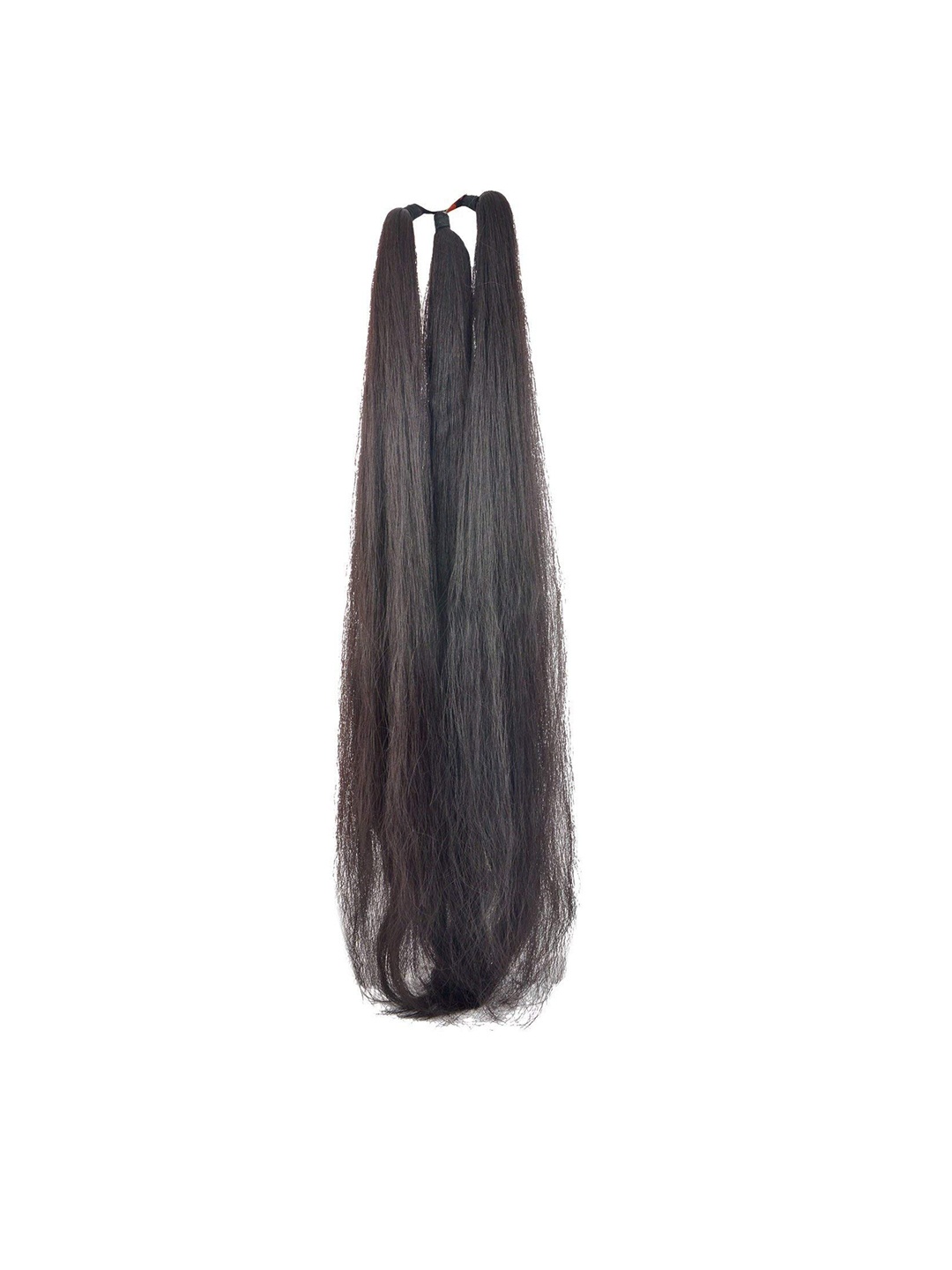 

Chanderkash Pack of 1, 24 Inches Nylon Hair Braid Extension for Womens - Natural Black