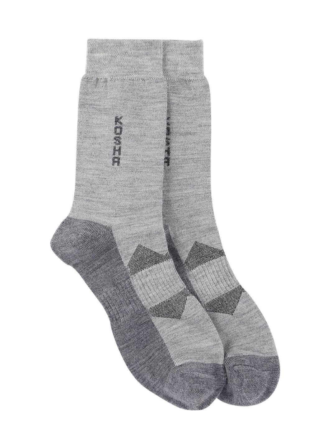 

Kosha Men Merino Wool Regular Length Warm Technical Socks, Grey