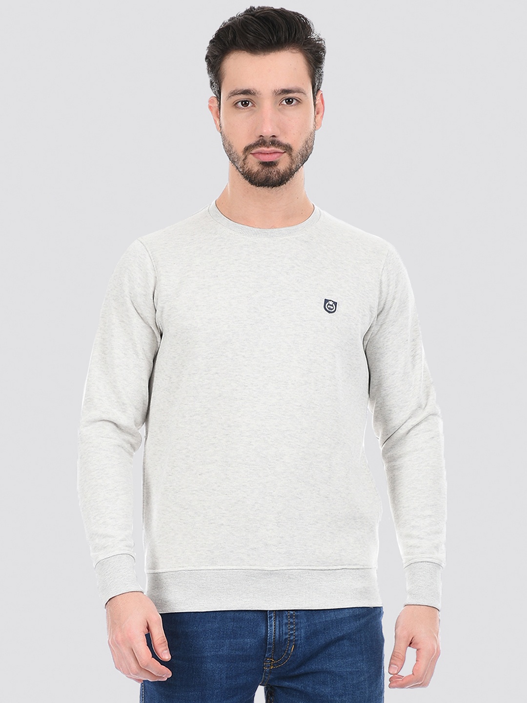 

Cloak & Decker by Monte Carlo Men Grey Long Sleeves Sweatshirt