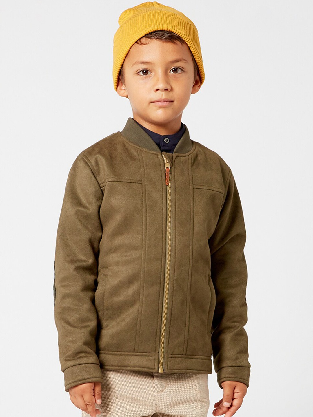 

One Friday Boys Green Solid Tailored Jacket