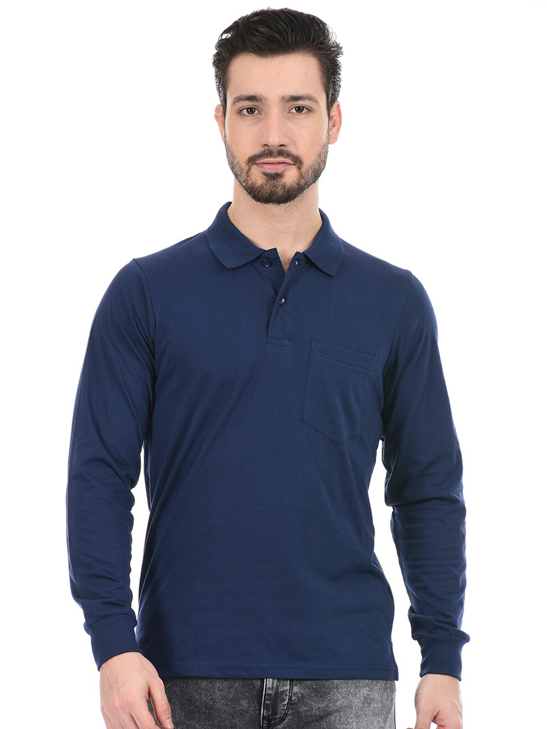 

Cloak & Decker by Monte Carlo Men Navy Blue Cotton T-shirt
