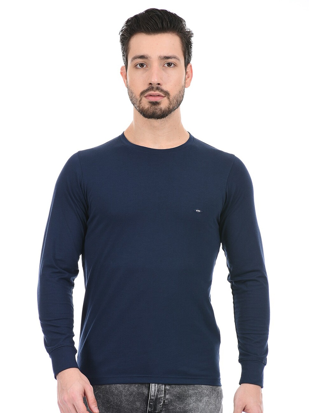 

Cloak & Decker by Monte Carlo Men Navy Blue T-shirt