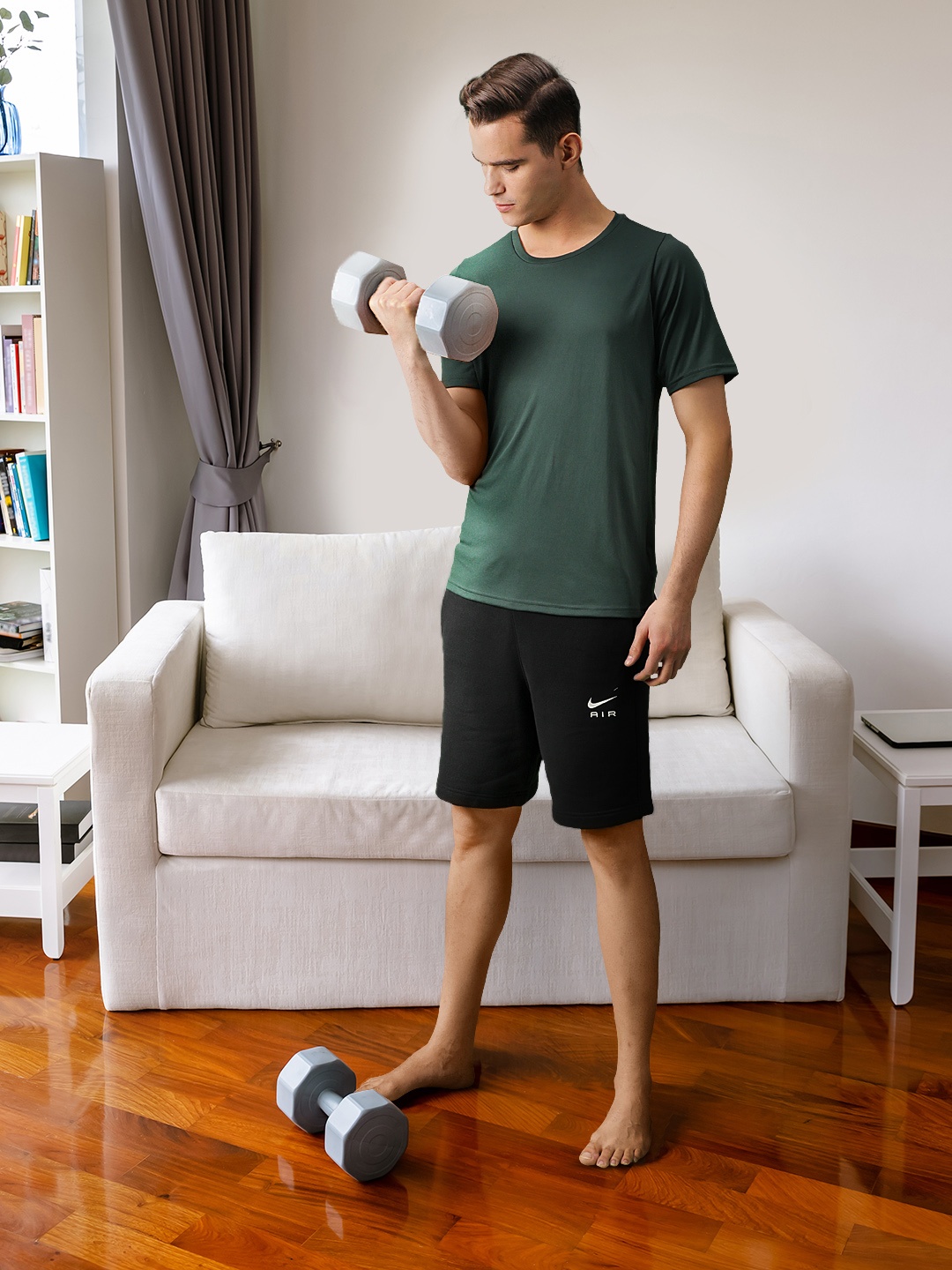 

Nike Men Black Sports Shorts