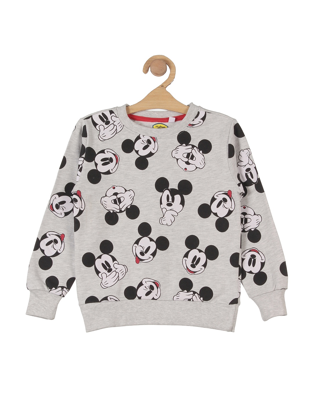 

Lil Lollipop Unisex Kids Grey Printed Sweatshirt