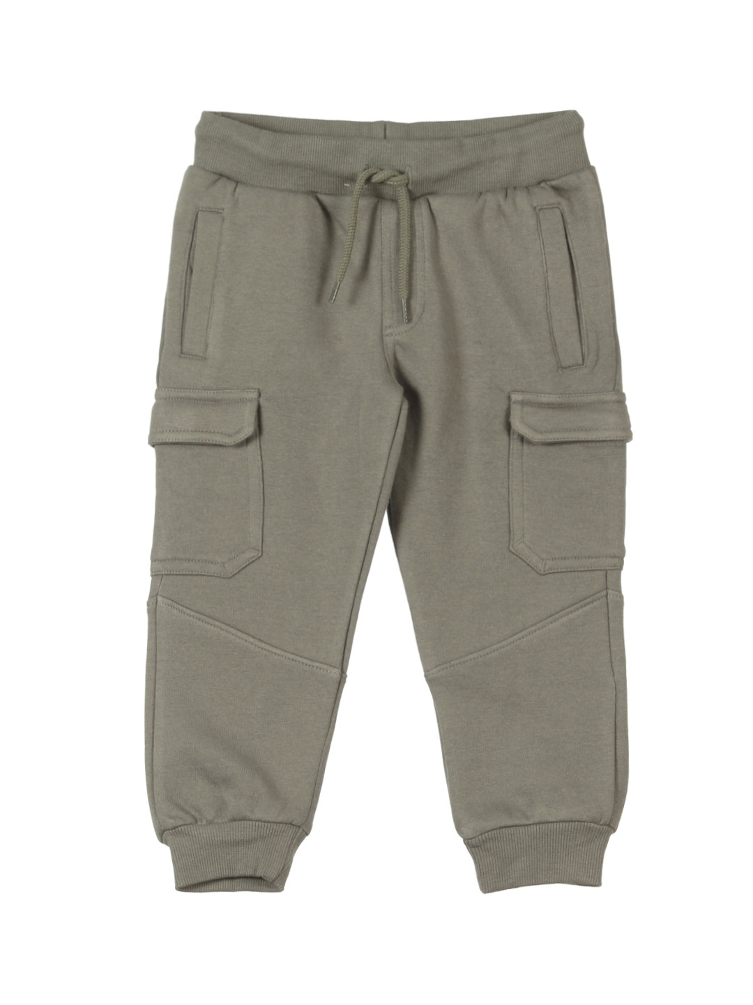 

Lil Lollipop Unisex Kids Solid Cotton Track Pants, Green