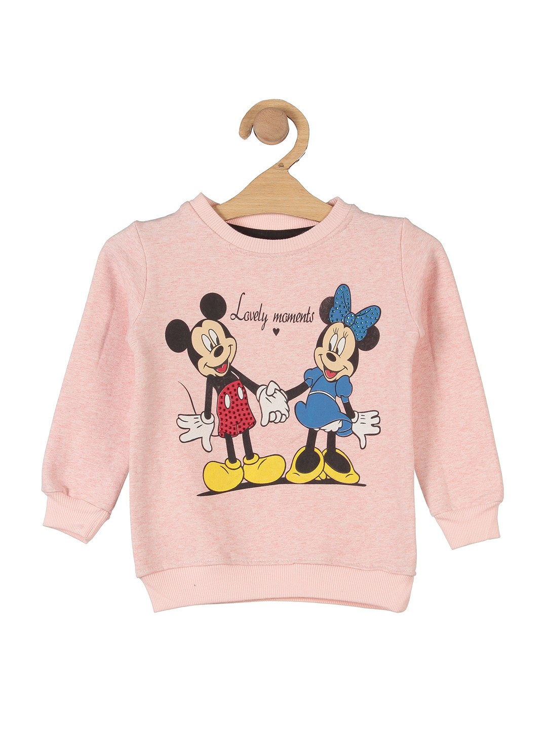 

Lil Lollipop Unisex Kids Pink Printed Sweatshirt