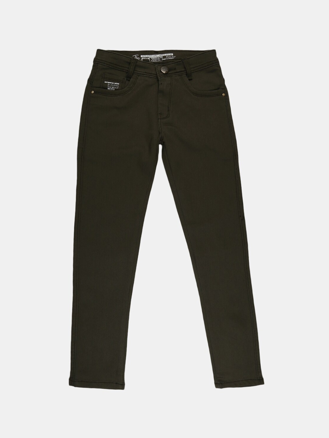 

V-Mart Boys Olive Green Easy Wash Trousers