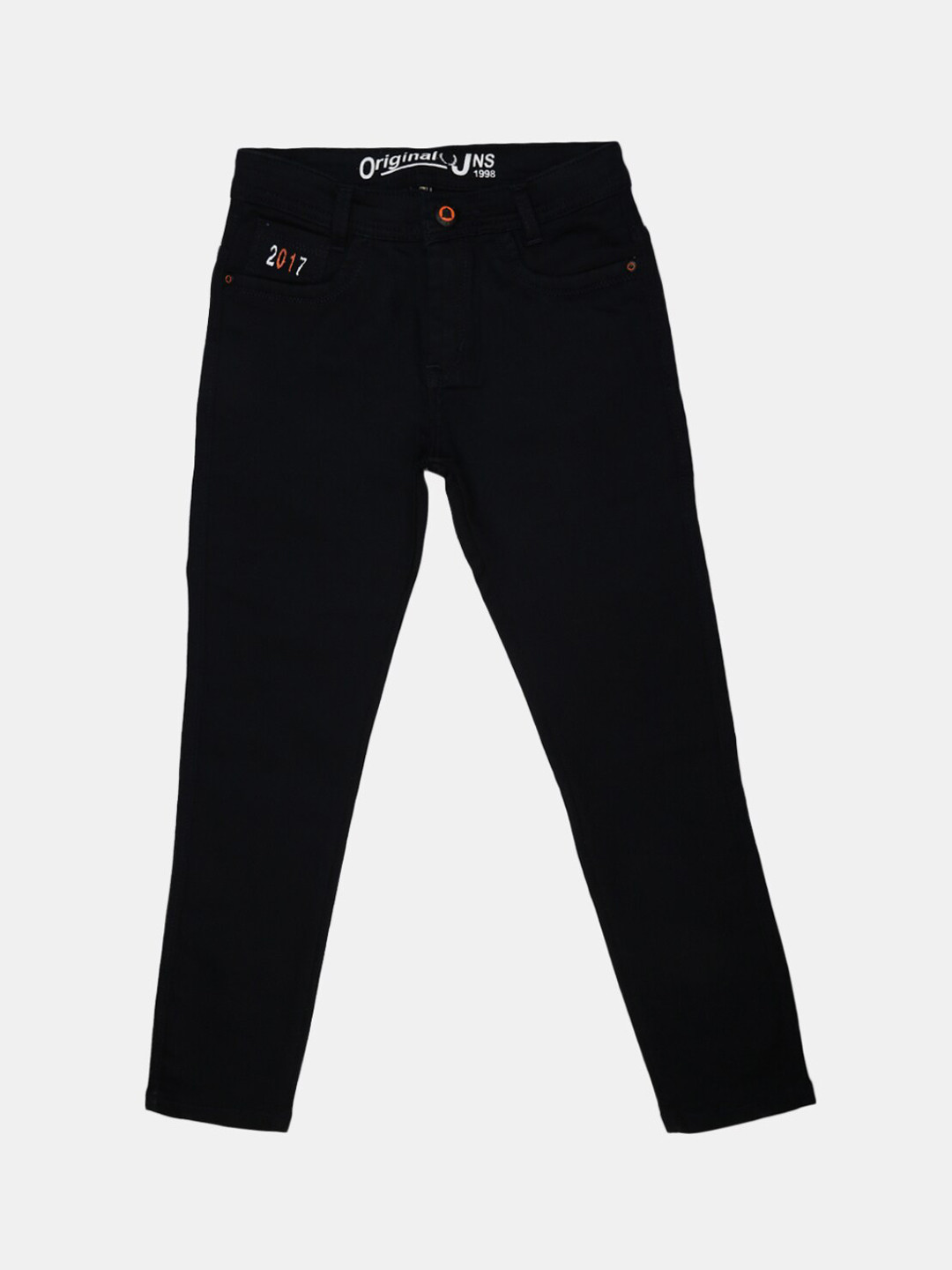 

V-Mart Boys Navy Blue Solid Easy Wash Trousers