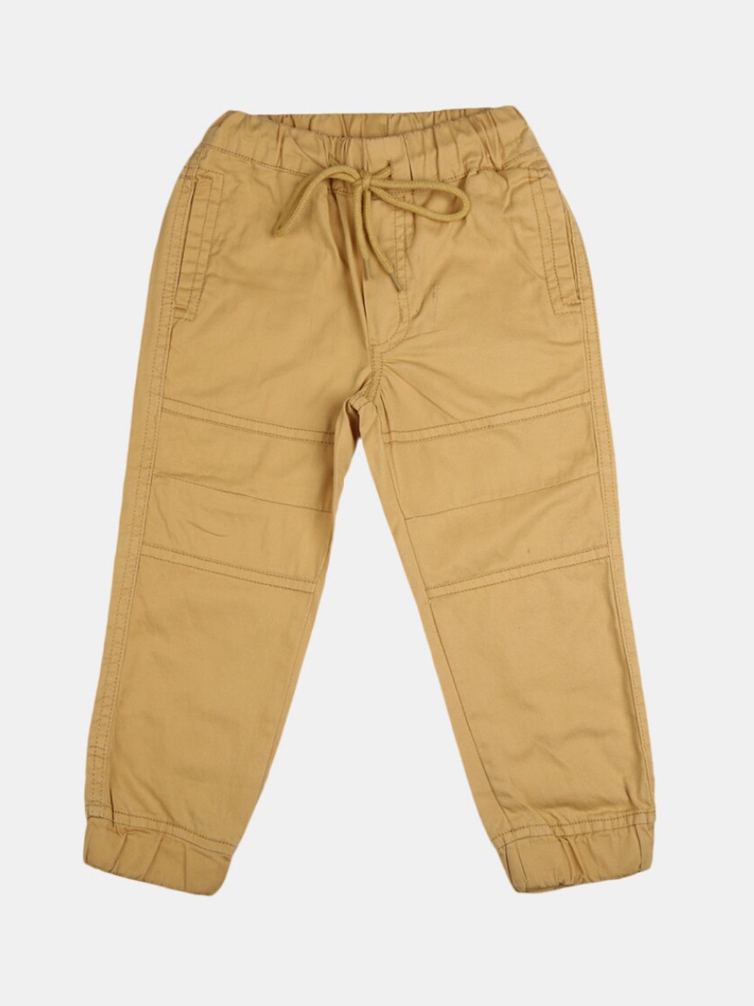 

V-Mart Boys Beige Easy Wash Cotton Joggers