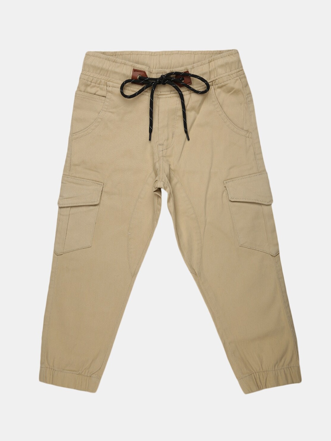 

V-Mart Boys Beige Easy Wash Cargos Trousers