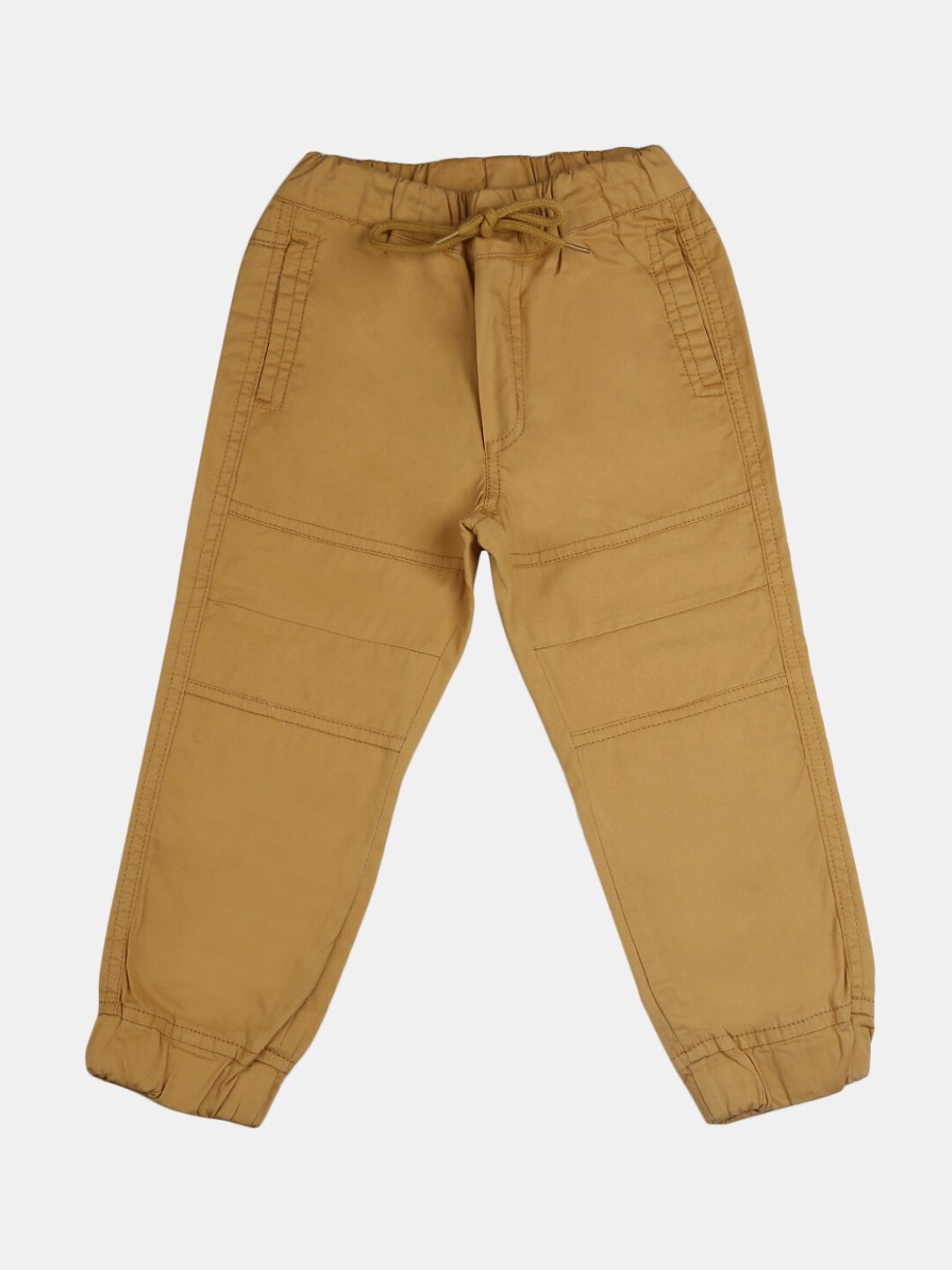 

V-Mart Boys Beige Solid Easy Wash Joggers Trousers